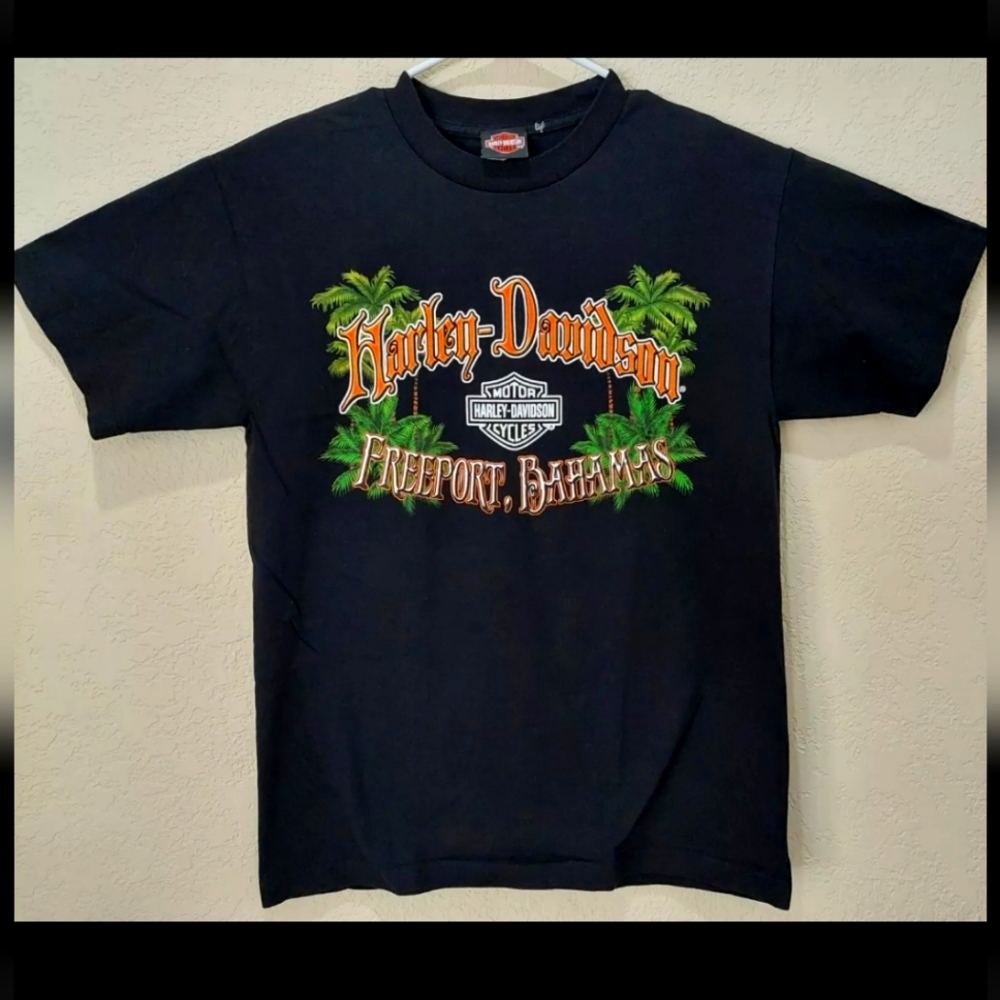Harley Davidson Motorcycle Bahamas T-shirt